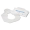 Hospeco Health Gards Toilet Seat Cover, 1/2 Fold, White, 1000 Sheets HG-1000 - alternate 1